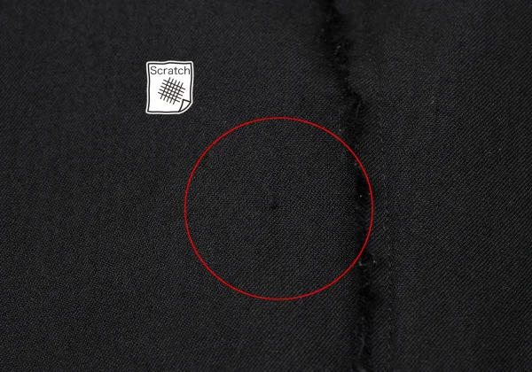 Yohji Yamamoto NOIR Wool Switching Drape Dress K-170035_008