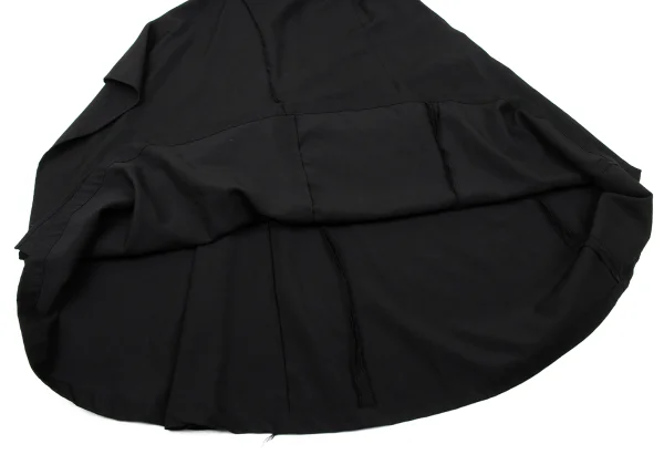 Yohji Yamamoto NOIR Wool Switching Drape Dress K-170035_012