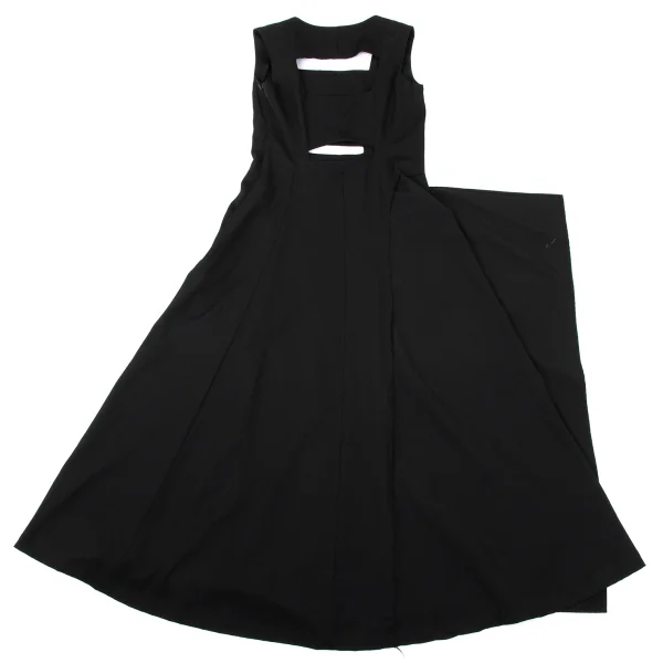 Yohji Yamamoto NOIR Wool Switching Drape Dress K-170035_013