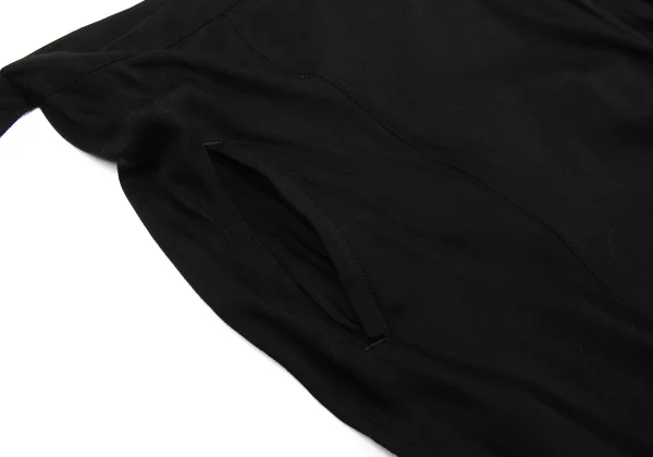 Yohji Yamamoto NOIR Drape Rayon Wrap Skirt K-170036_011