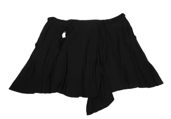 Yohji Yamamoto NOIR Drape Rayon Wrap Skirt K-170036_012