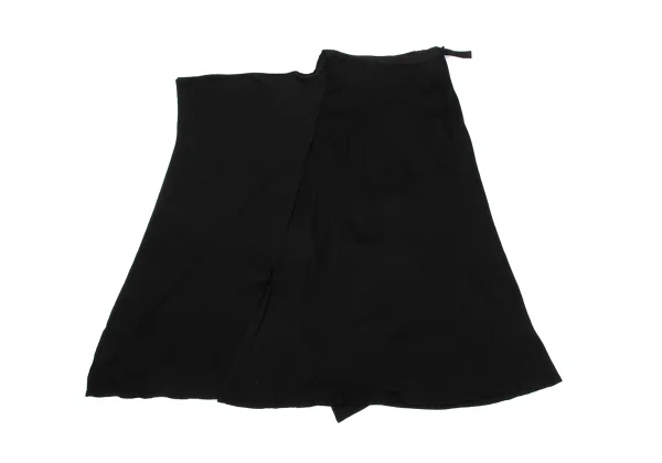 Yohji Yamamoto NOIR Drape Rayon Wrap Skirt K-170036_014