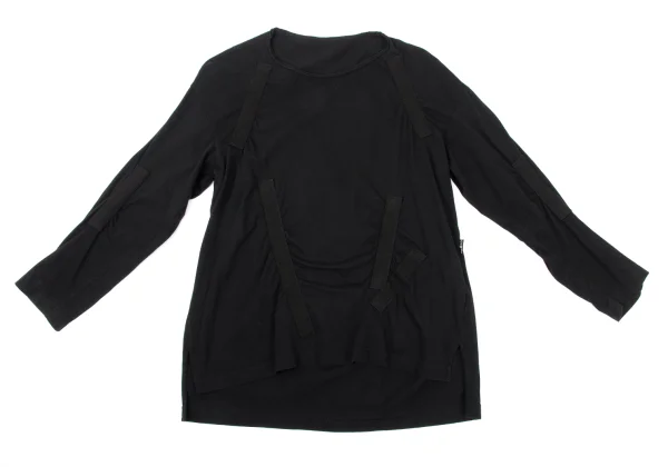 B Yohji Yamamoto Taped Design Long Sleeve Top K-170037_002