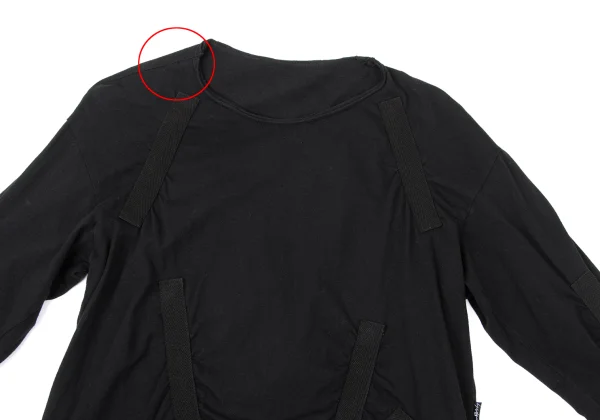 B Yohji Yamamoto Taped Design Long Sleeve Top K-170037_003