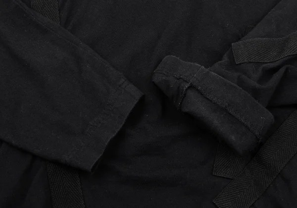 B Yohji Yamamoto Taped Design Long Sleeve Top K-170037_010