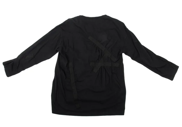 B Yohji Yamamoto Taped Design Long Sleeve Top K-170037_014