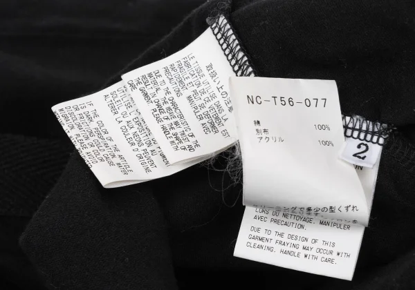 B Yohji Yamamoto Taped Design Long Sleeve Top K-170037_018