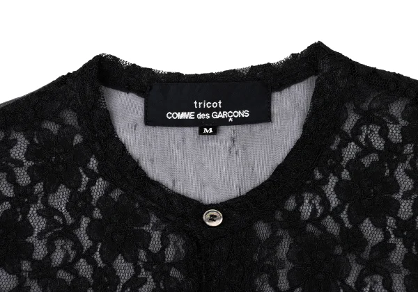 tricot COMME des GARCONS Flower Lace Sheer Blouse K-170040_004