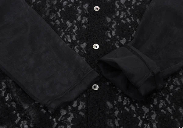 tricot COMME des GARCONS Flower Lace Sheer Blouse K-170040_008