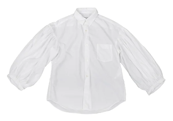 COMME des GARCONS COMME des GARCONS Poly Gather Sleeves Blouse K-170041_002