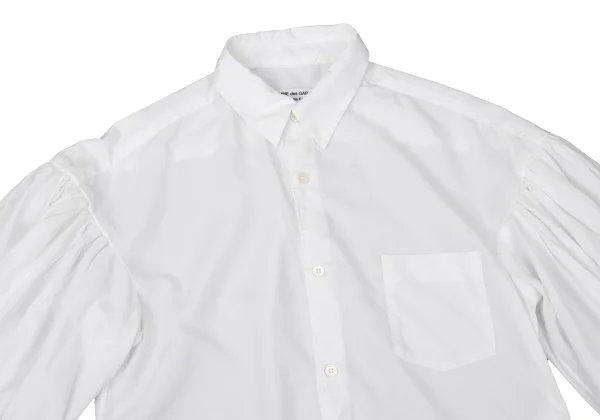 COMME des GARCONS COMME des GARCONS Poly Gather Sleeves Blouse K-170041_003