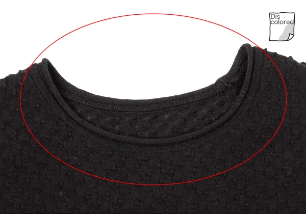ISSEY MIYAKE HaaT Block Checker Woven Long Sleeve Top K-170042_004