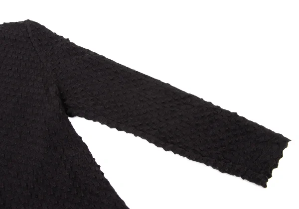 ISSEY MIYAKE HaaT Block Checker Woven Long Sleeve Top K-170042_005