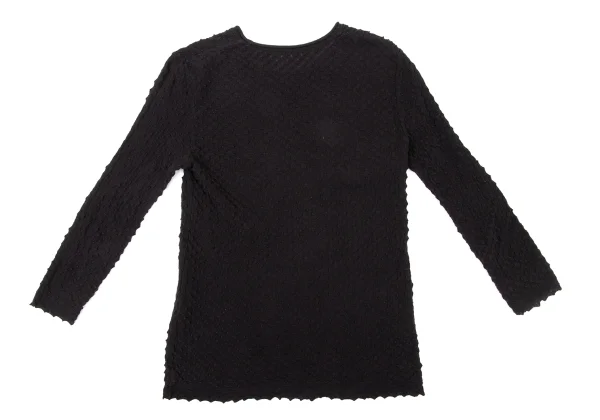 ISSEY MIYAKE HaaT Block Checker Woven Long Sleeve Top K-170042_011