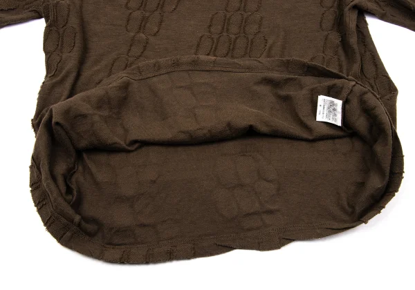 Plantation Dyed Jacquard Long Sleeve Top K-170045_009