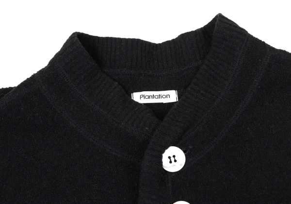 Plantation Wool Nylon Shell Button Cardigan K-170049_004