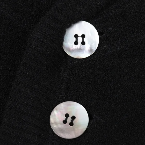 Plantation Wool Nylon Shell Button Cardigan K-170049_005