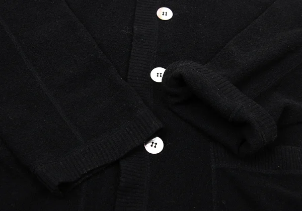 Plantation Wool Nylon Shell Button Cardigan K-170049_007