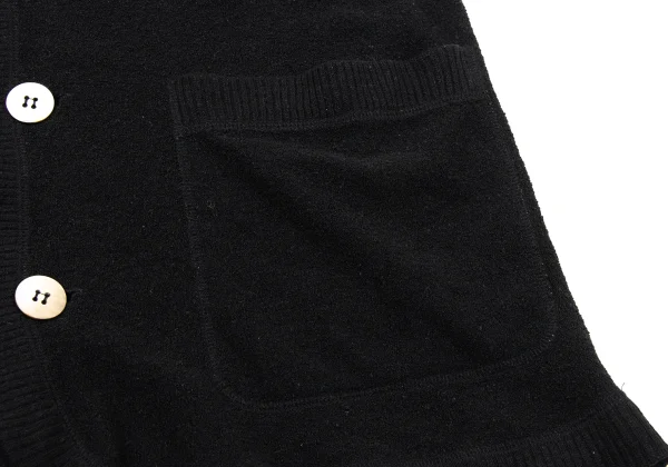 Plantation Wool Nylon Shell Button Cardigan K-170049_009