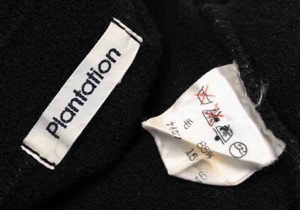 Plantation Wool Nylon Shell Button Cardigan K-170049_014