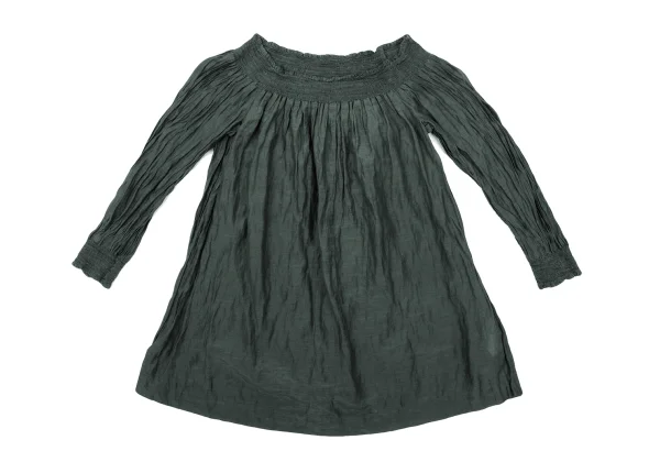 Theory Cotton Silk Wrinkle Blouse K-170051_002