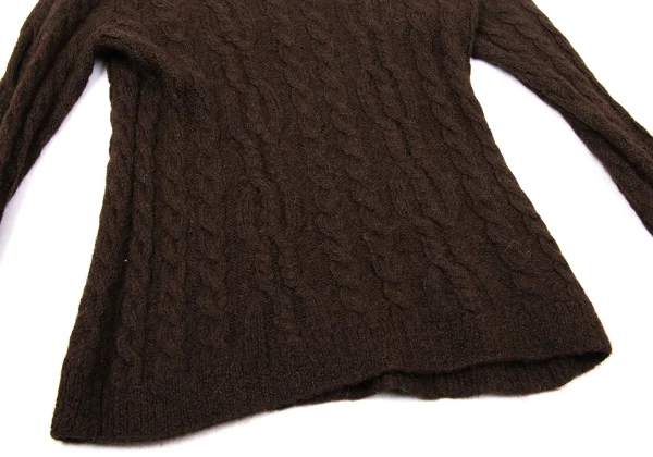 VAL by VALENTINO Wool Turtle Neck Cable Knit Sweater K-170052_008