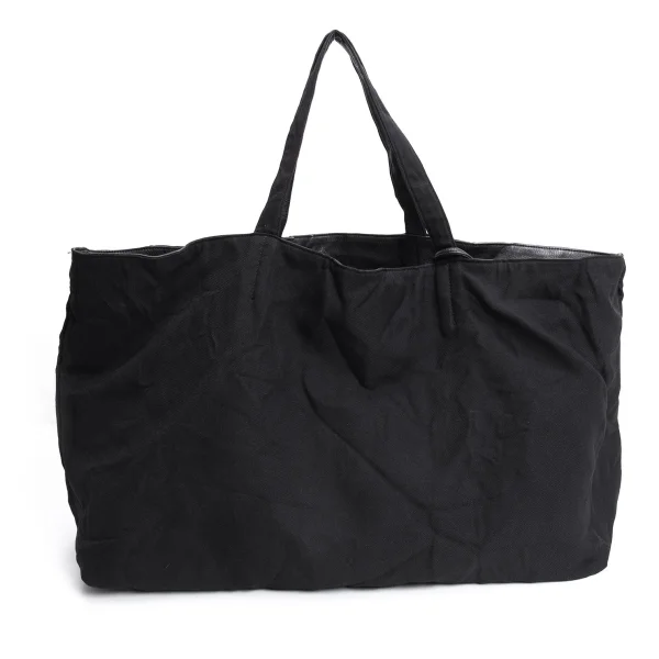 Yohji Yamamoto FEMME Reversible Wrinkled Leather Tote Bag K-170055_003