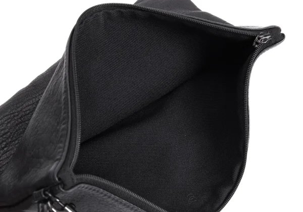 Yohji Yamamoto FEMME Reversible Wrinkled Leather Tote Bag K-170055_012