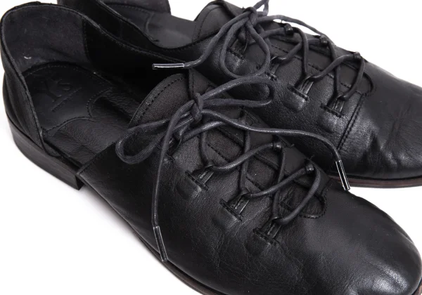 Y's Side-opened Design Leather Shoes K-170057_007
