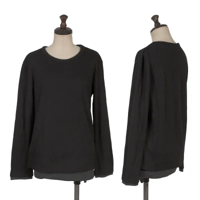 Y's Layered Wool Knit Top