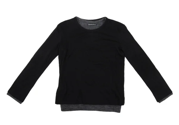 Y's Layered Wool Knit Top K-170058_002
