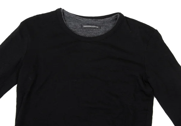 Y's Layered Wool Knit Top K-170058_003