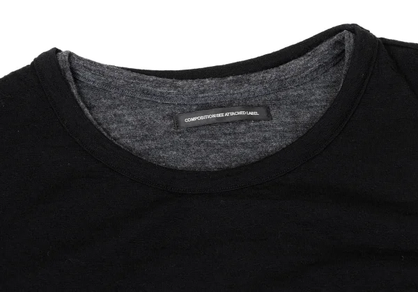 Y's Layered Wool Knit Top K-170058_004