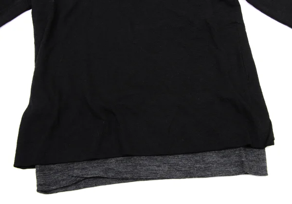 Y's Layered Wool Knit Top K-170058_007
