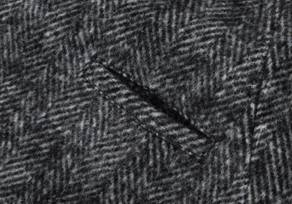 Y's Wool Nylon Herringbone Skirt K-170060_004