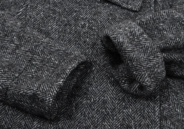 Y's Wool Nylon Herringbone Jacket & Skirt K-170061_005