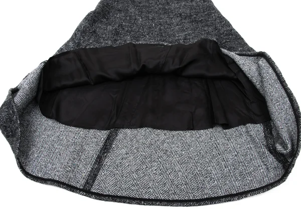 Y's Wool Nylon Herringbone Jacket & Skirt K-170061_016