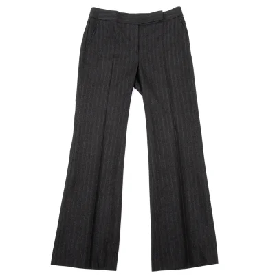 Theory luxe Wool Stripe Flare Pants
