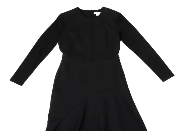 Max Mara Switching Sleeves Asymmetry Dress K-170066_003