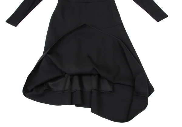 Max Mara Switching Sleeves Asymmetry Dress K-170066_008