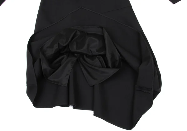 Max Mara Switching Sleeves Asymmetry Dress K-170066_009