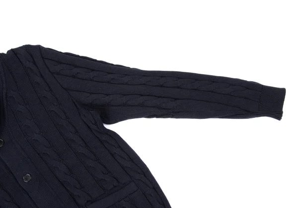Aquascutum Cashmere Blended Cotton Silk Knit Cardigan K-170067_004