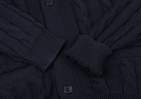 Aquascutum Cashmere Blended Cotton Silk Knit Cardigan K-170067_005