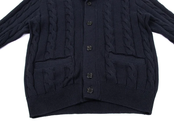 Aquascutum Cashmere Blended Cotton Silk Knit Cardigan K-170067_006