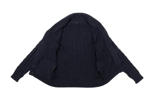Aquascutum Cashmere Blended Cotton Silk Knit Cardigan K-170067_008