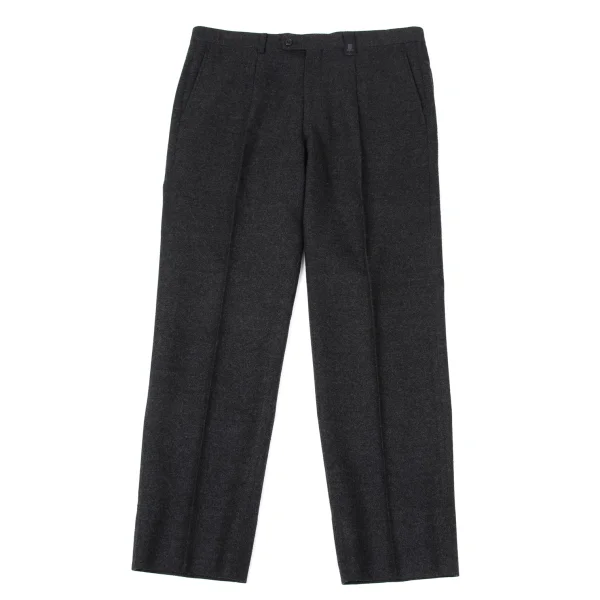LANVIN collection Wool Tuck Pants Charcoal 88(About US L) K-170070_001