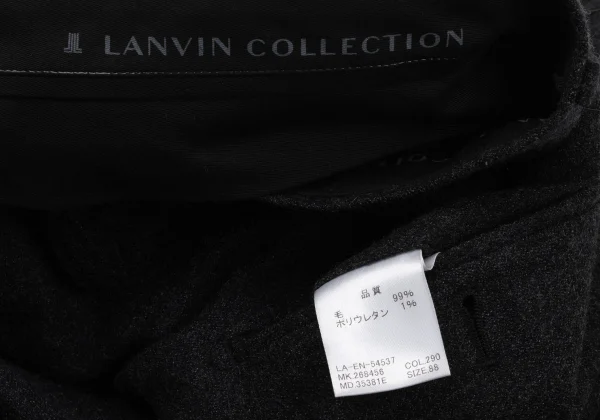 LANVIN collection Wool Tuck Pants K-170070_013