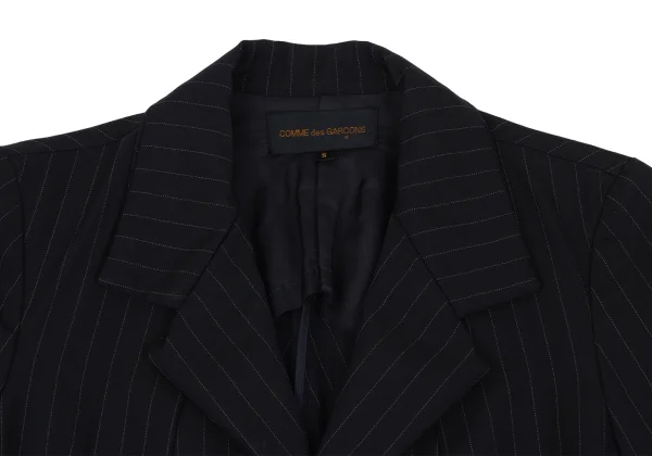 COMME des GARCONS Wool Pinstripe Dart Line Jacket K-170075_004