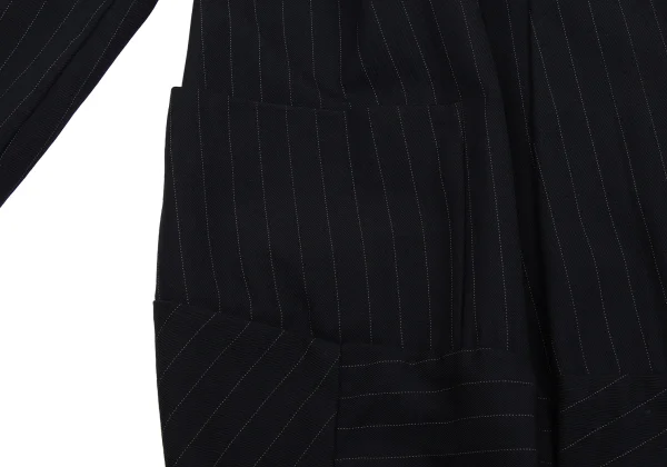 COMME des GARCONS Wool Pinstripe Dart Line Jacket K-170075_013