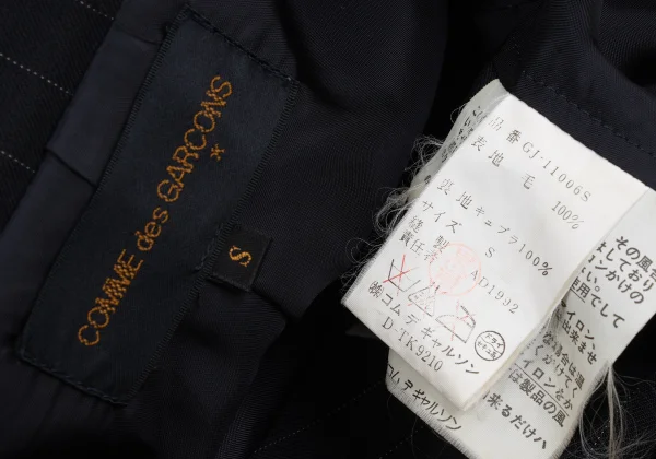 COMME des GARCONS Wool Pinstripe Dart Line Jacket K-170075_019